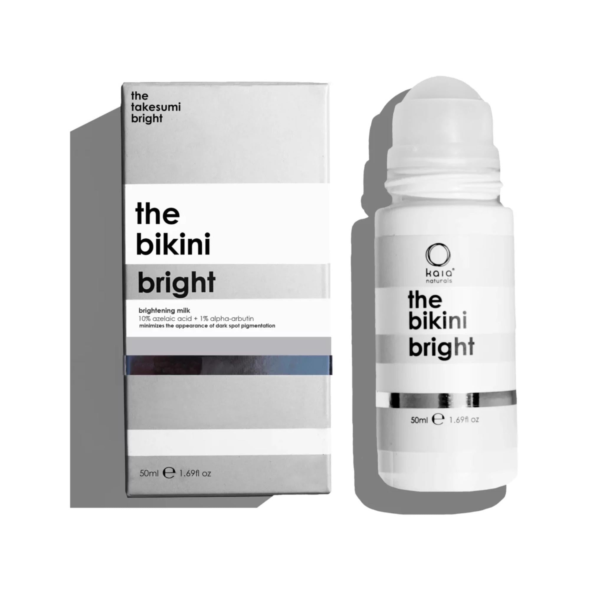 Takesumi Bright Bikini Brightening Milk - Skin Brightening & Hydrating Lotion for Face & Body - Perfect for Summer, Beach & Tanning Care