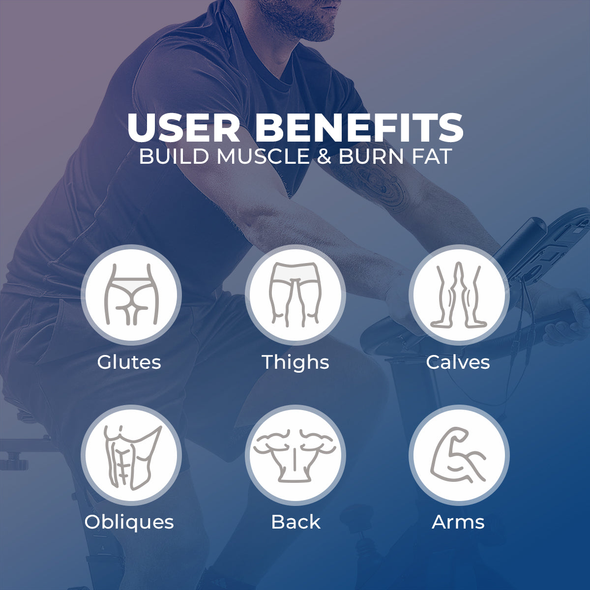 Smart Magnetic Exercise Bike with Bluetooth Connectivity - Perfect for Home Workouts & Indoor Cycling Training