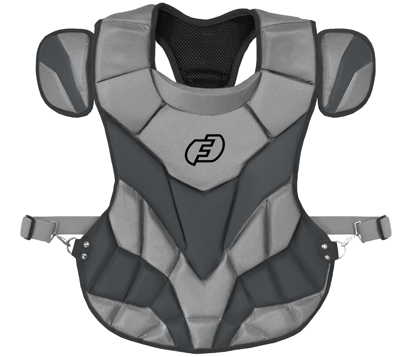 Force3 Defender Two-Tone Catcher Chest Protector - Baseball & Softball Protective Gear for Youth & Adult Players - Ideal for Games, Practices & Training Sessions