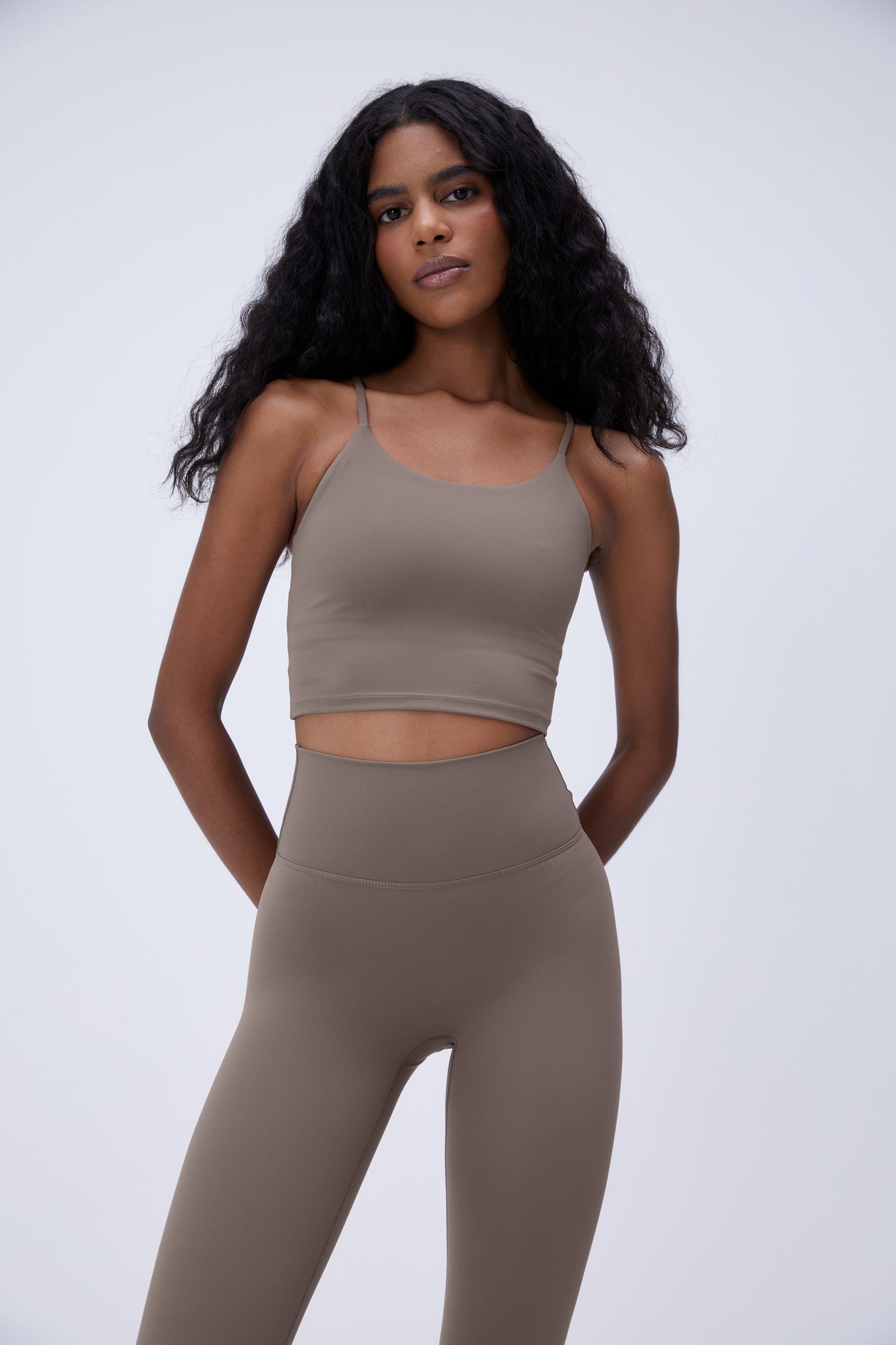 Ultimate Comfort Tank Bra for Women - Cocoa Brown | Seamless Support for Yoga, Workouts & Everyday Wear