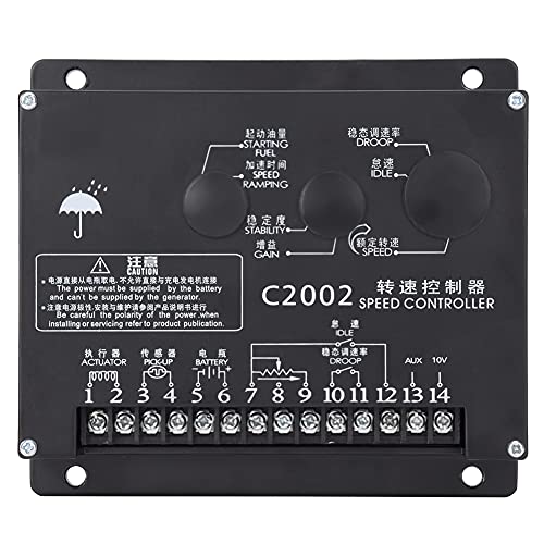 C2002 Diesel Single Closed Loop Speed Controller - Reliable Generator Speed Control Accessory for Industrial, Marine & Agricultural Applications