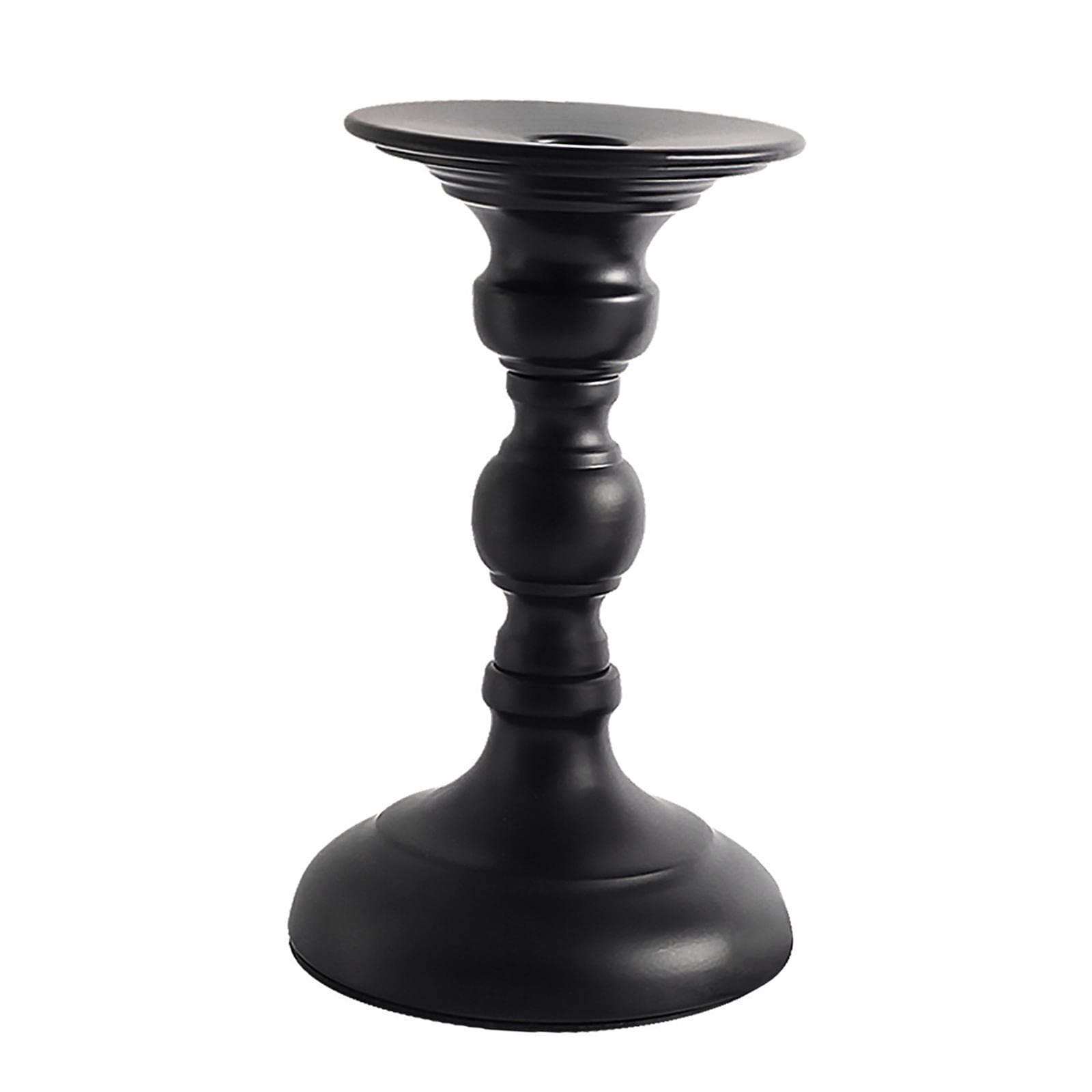 Baoblaze Black Pillar Candle Holder - Elegant Wedding Centerpiece & Party Decor for Special Events, Living Room, Dining Table - Perfect for Romantic Ambiance, Holiday Decorations & Home Decoration