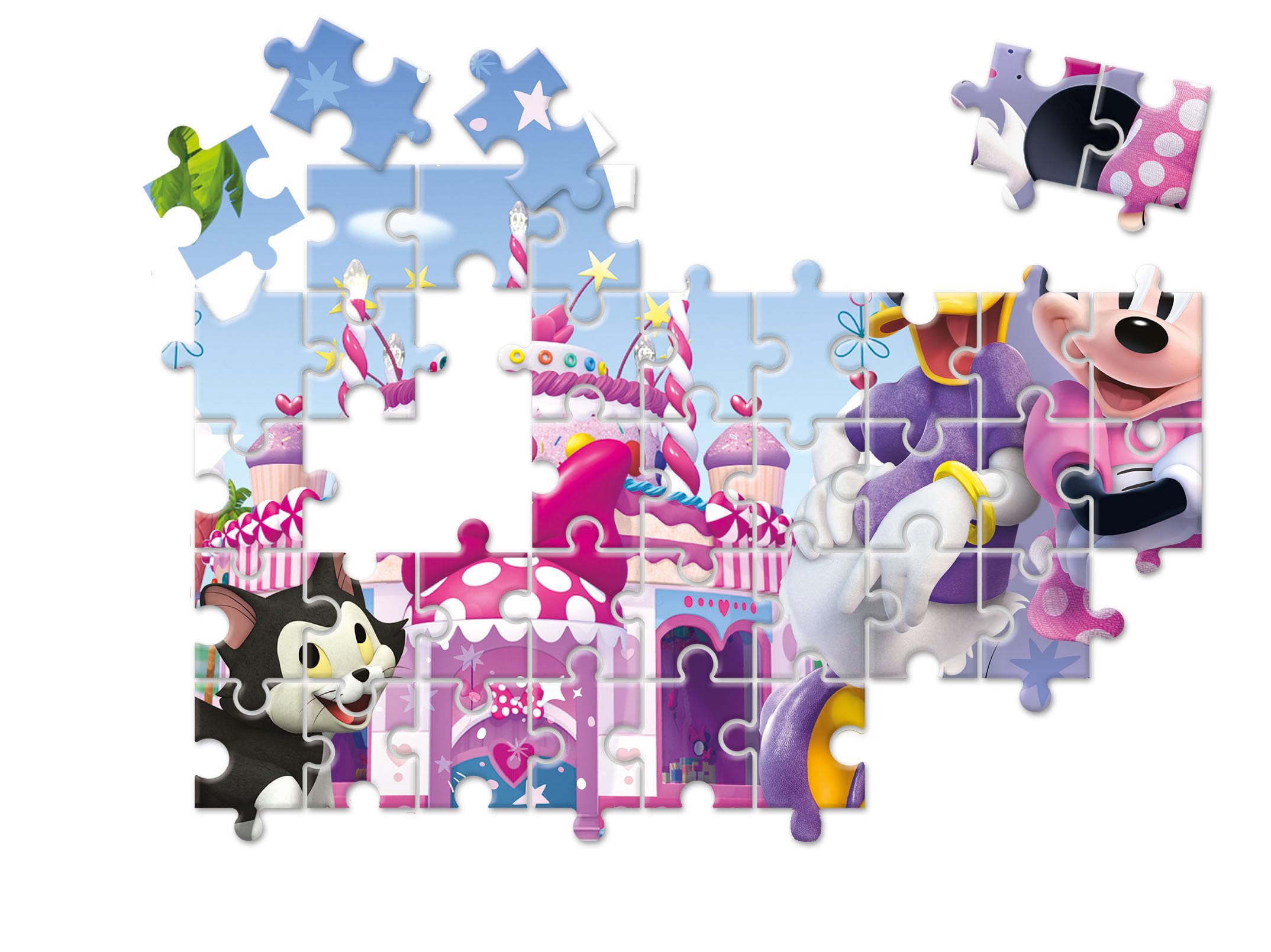 Clementoni Supercolor Disney Minnie Puzzle - 30 Pieces, Kids Puzzle for 3 Year Olds, Cartoon Puzzle Made in Italy - Perfect for Birthday Gifts, Preschool Learning & Family Fun