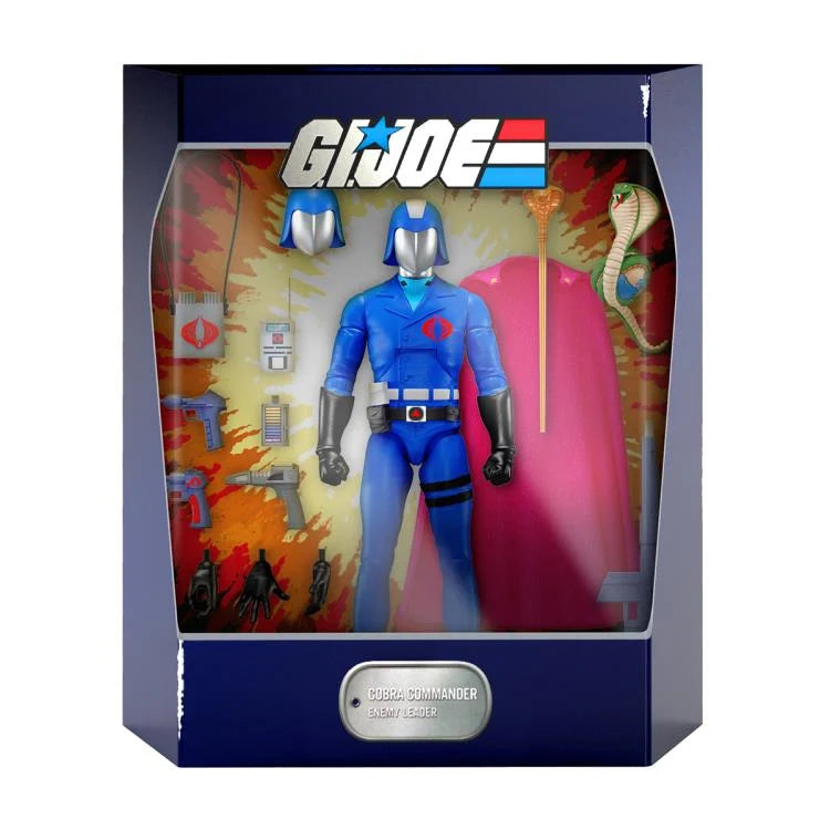 G.I. Joe ULTIMATES! Cobra Commander Action Figure - 6-Inch Collectible Toy with Multiple Accessories for Display & Play | Perfect for Fans, Collectors & Gift Giving