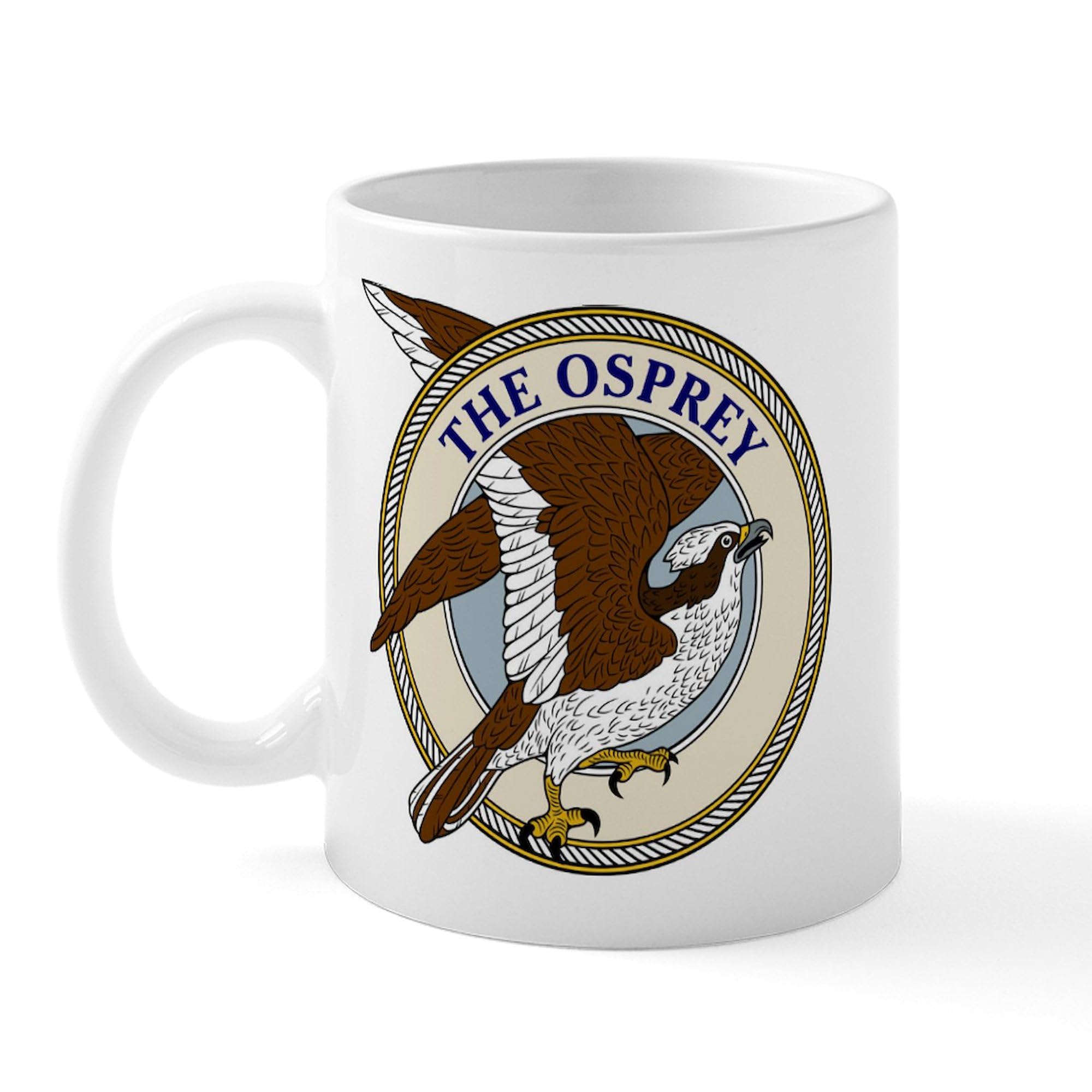 Osprey Mug 11 oz (325 ml) Ceramic Coffee Cup - Perfect for Home, Office & Outdoor Use - Unique Gift Idea for Bird Lovers