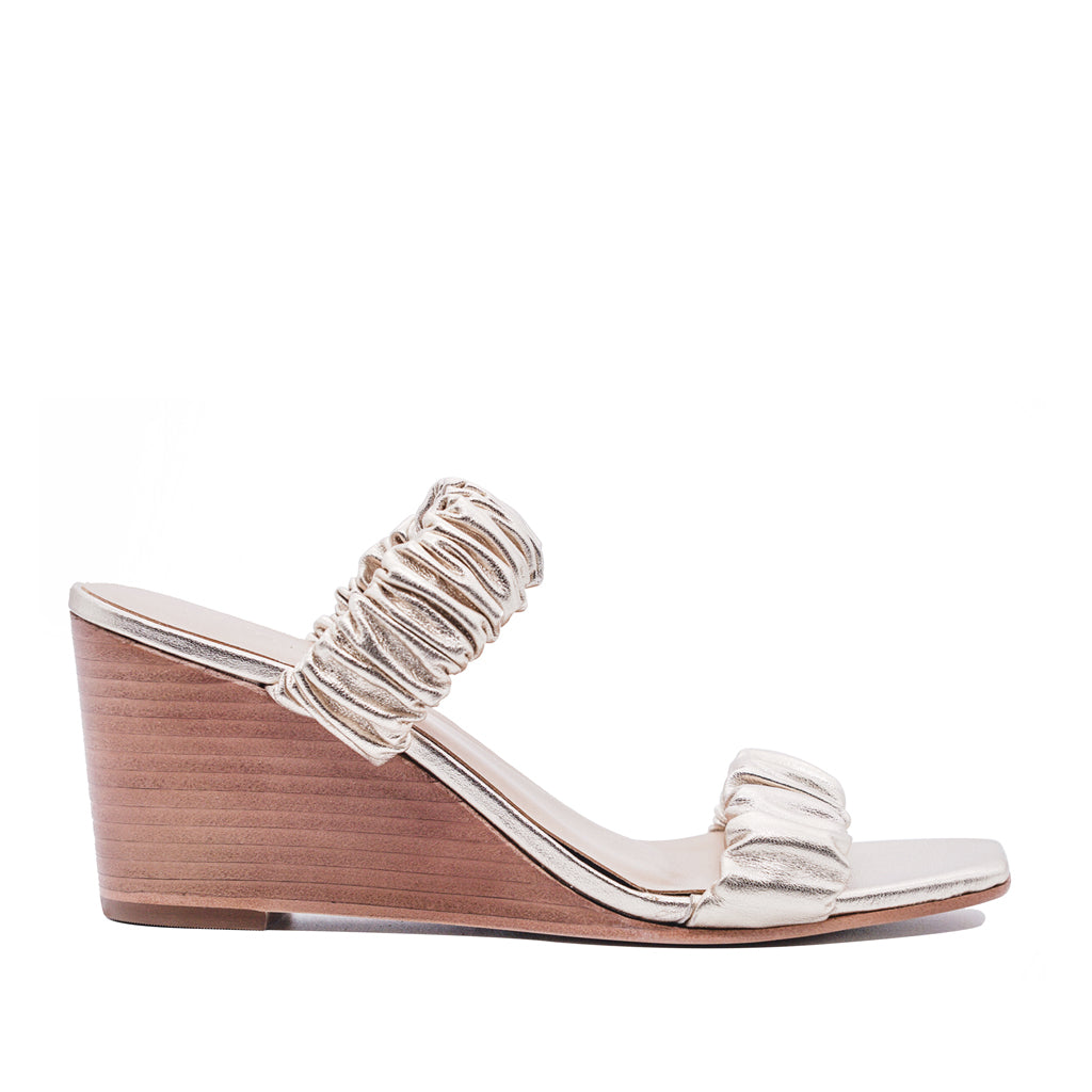 Kaanas Women's Alana Gold Sandals - Comfortable & Stylish Summer Beach Shoes for Walking, Travel, and Outdoor Activities