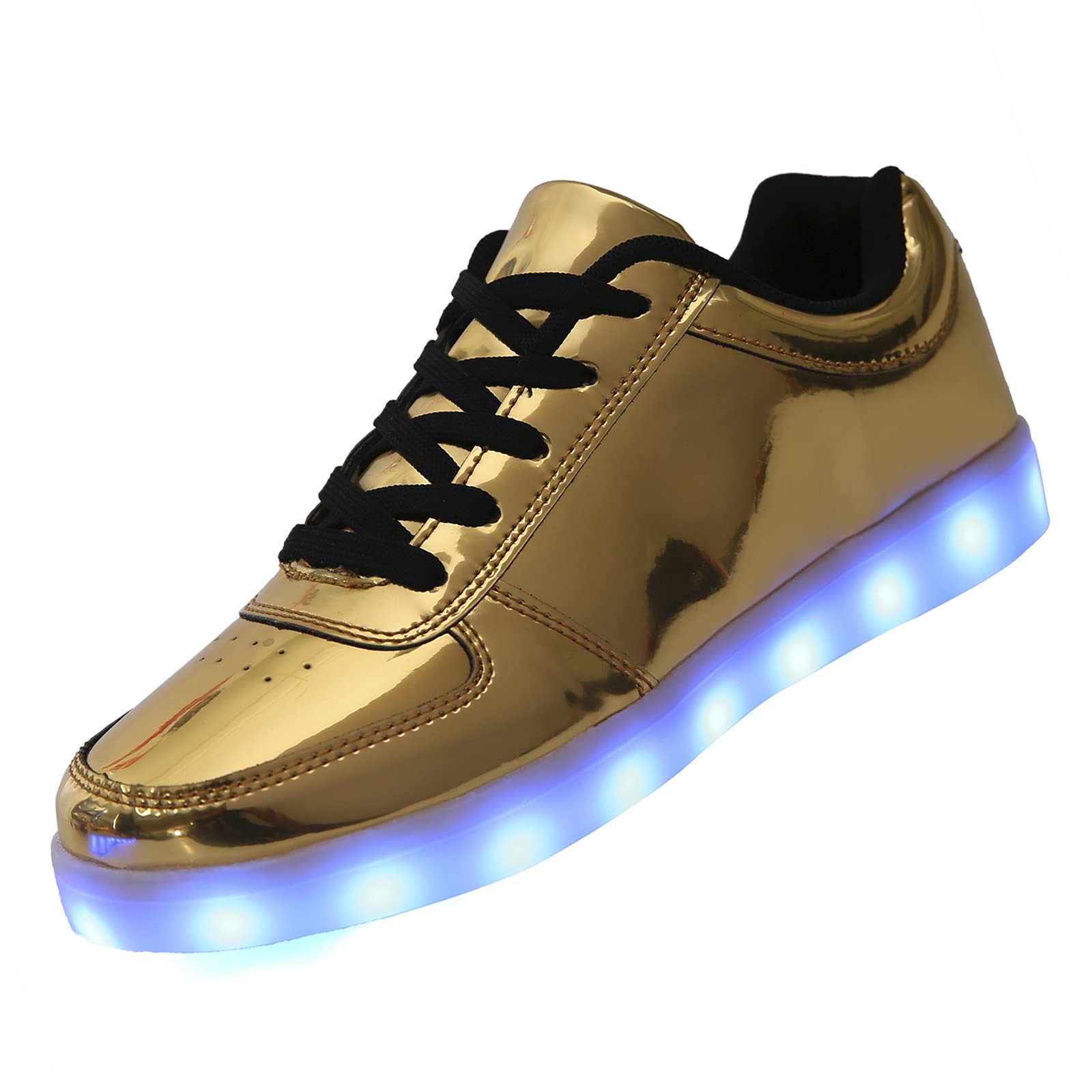 PYYIQI LED Light Up Shoes for Women & Men - USB Rechargeable Sports Sneakers for Running, Dancing & Night Activities - Cool Glow in the Dark Shoes for Kids & Adults