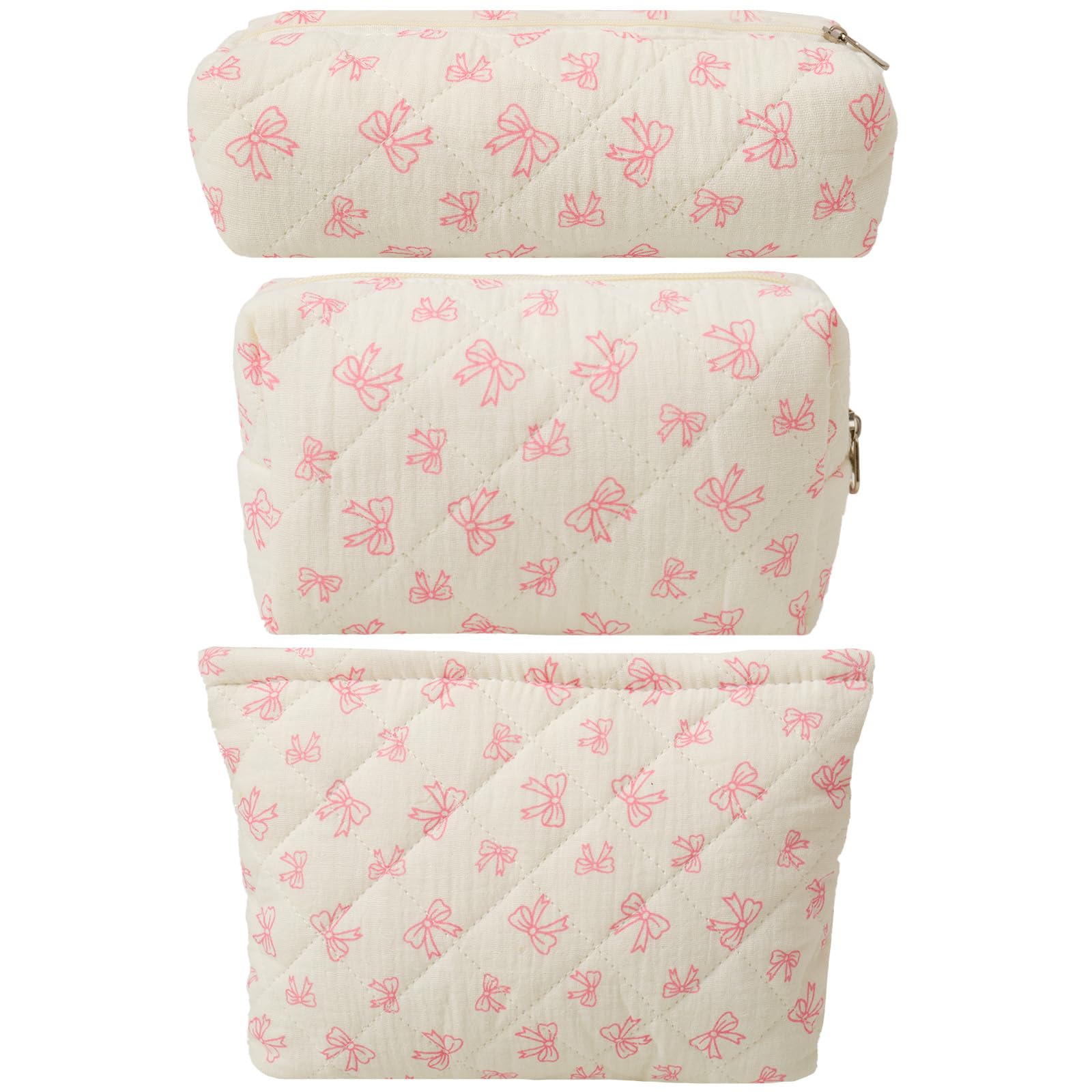 LYDZTION Large Makeup Bag for Women - Waterproof Cosmetic Organizer with Travel Toiletry Bag & Brush Pouch Set (1 Large Cosmetic Case + 1 Pencil Case) - Perfect for Travel, Home Storage & Daily Makeup Organization