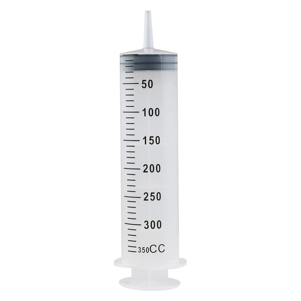 350ML Large Plastic Enema Syringe for Colon Cleansing & Douching - BPA-Free Medical Grade Enema Kit for Home Use, Travel & Detox
