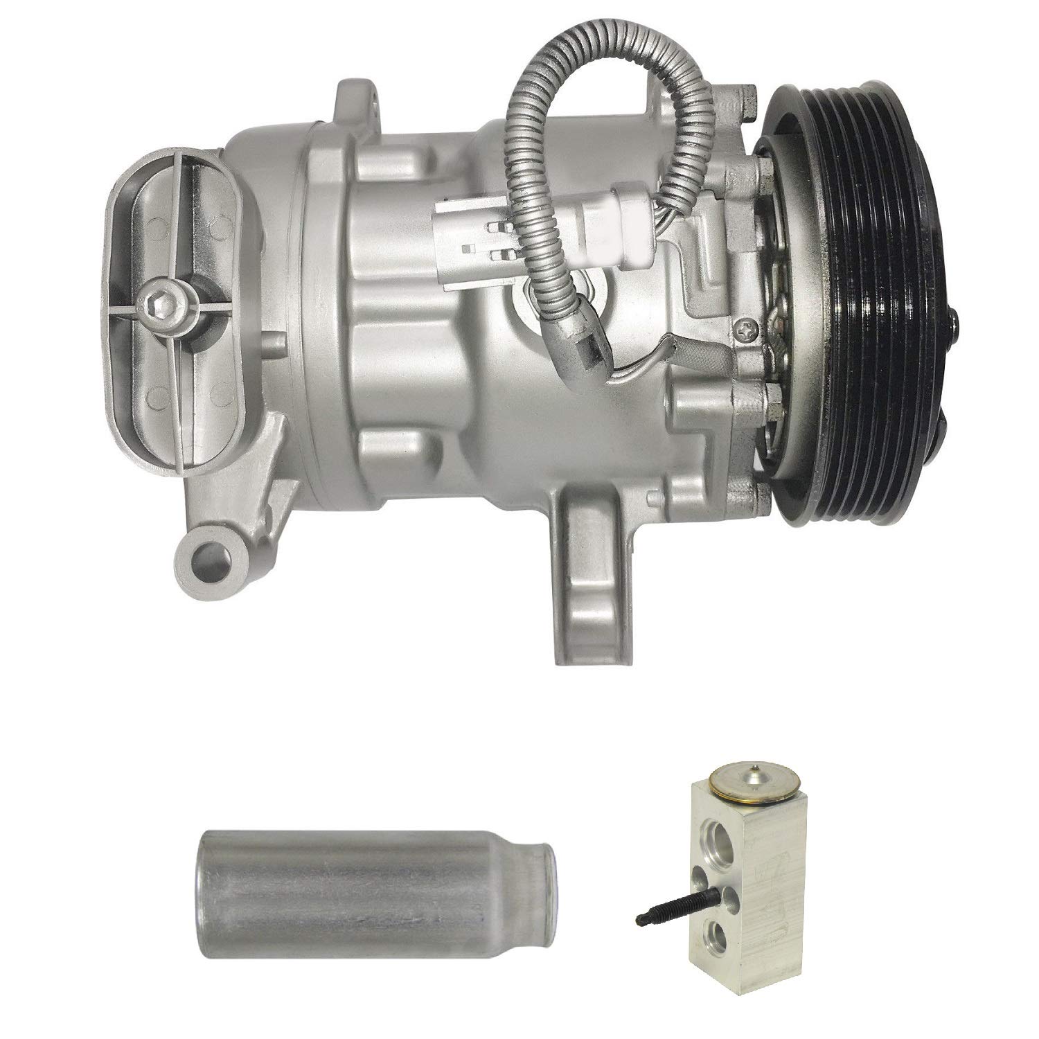 RYC Automotive A/C Compressor and Clutch Kit KT DD01 - Compatible with Multiple Car Models, High Performance & Durable - Perfect for AC Repair and Replacement