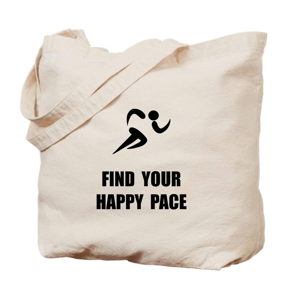 Happy Pace Natural Canvas Tote Bag - Eco-Friendly Reusable Shopping Bag for Groceries, Beach & Daily Use | Durable Cotton Carryall with Roomy Interior