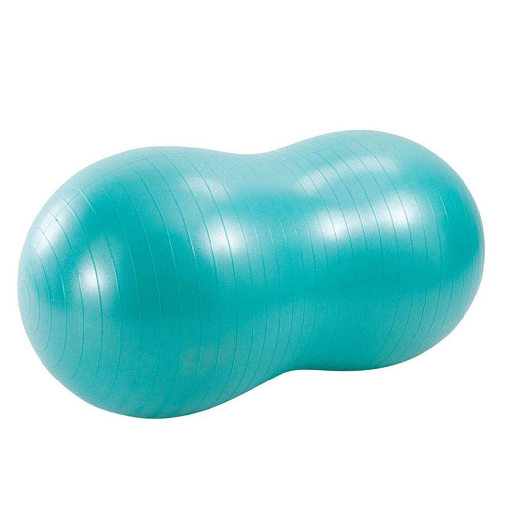 QWK Yoga Ball - Premium Exercise & Pilates Ball for Fitness, Balance Training, Gym Workouts, and Massage Therapy | Anti-Burst Stability Ball for Home & Studio Use (Green)