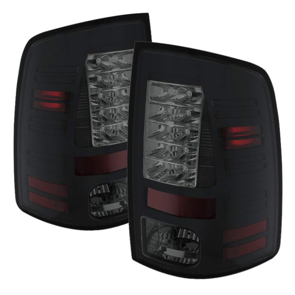Spyder Auto LED Tail Lights - Black Smoke - Compatible with Incandescent Models 5078124 - Upgrade Your Car's Rear Lighting for Enhanced Safety & Style