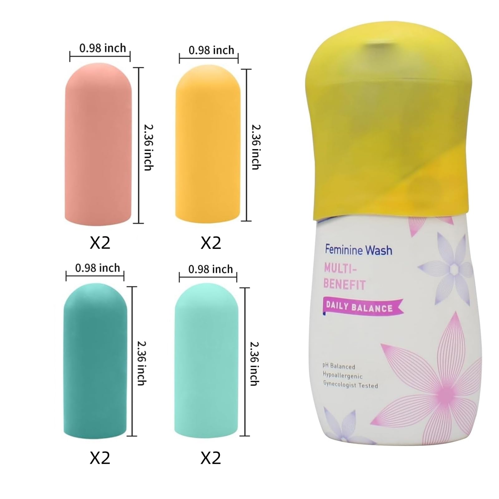 8 Pack Silicone Bottle Covers - Leak Proof Travel Essentials for Women & Men | Perfect for Beach Vacations, Cruise Ships & Toiletries Organization | Compact Travel Size Accessories Must-Have