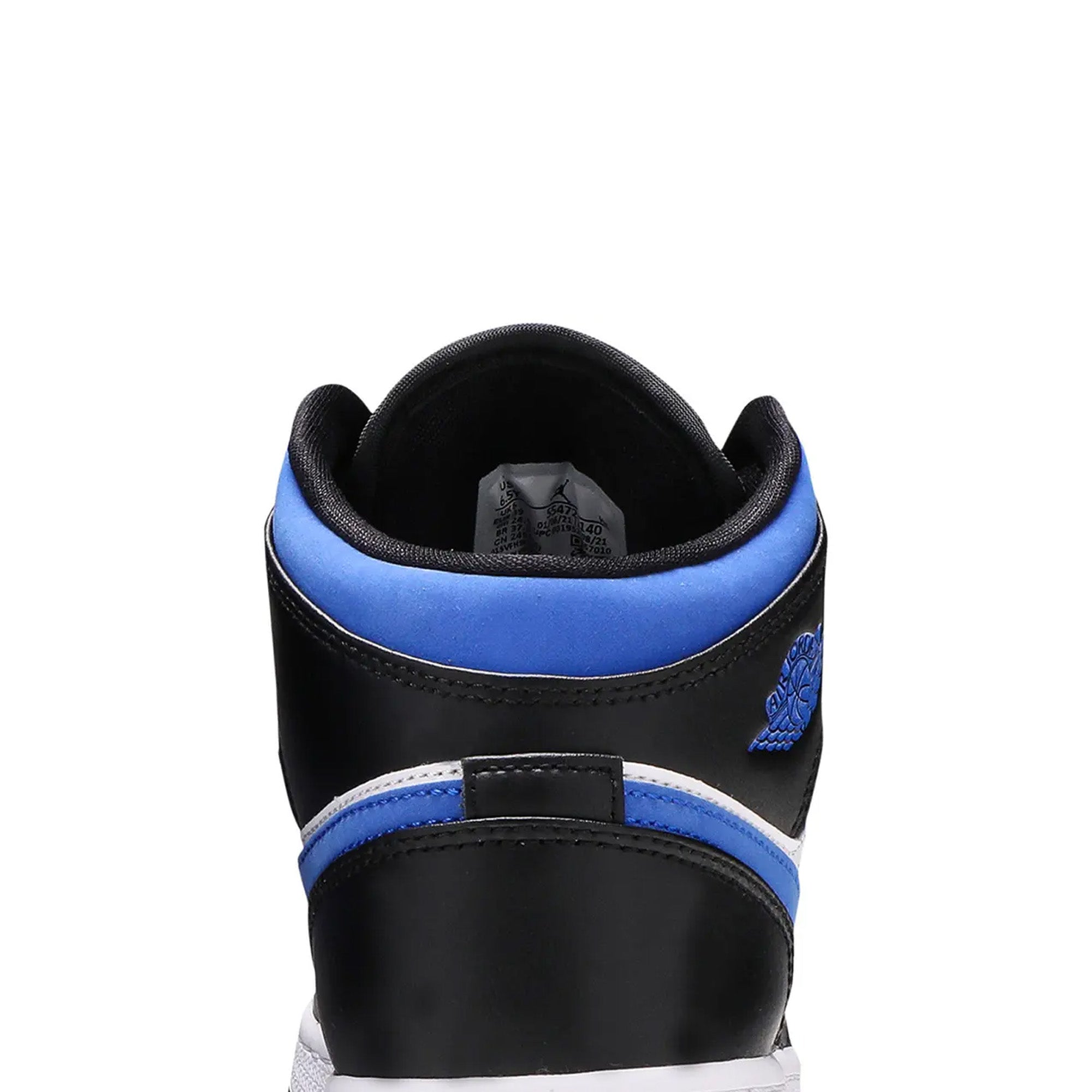 Air Jordan 1 Mid 'White Black Royal' GS Basketball Shoes for Kids - Stylish Sneakers for School, Sports & Casual Wear