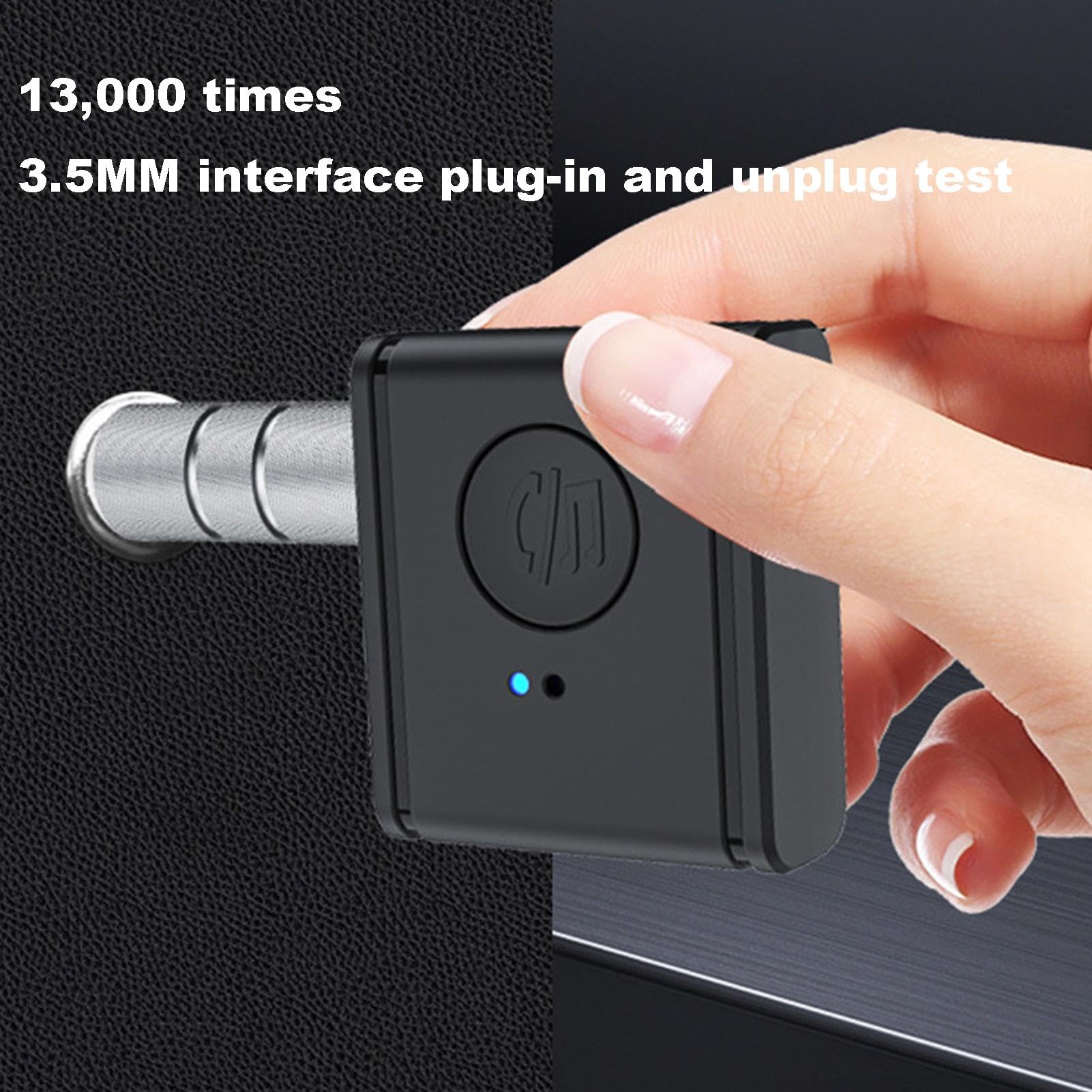 5.3 Wireless Bluetooth Aux Adapter for Car & Home Stereo - Noise Cancelling Audio Receiver with Seamless Streaming for Headphones, Old Stereos & Speakers | Perfect for Commuting, Home Entertainment & Wireless Music Upgrade
