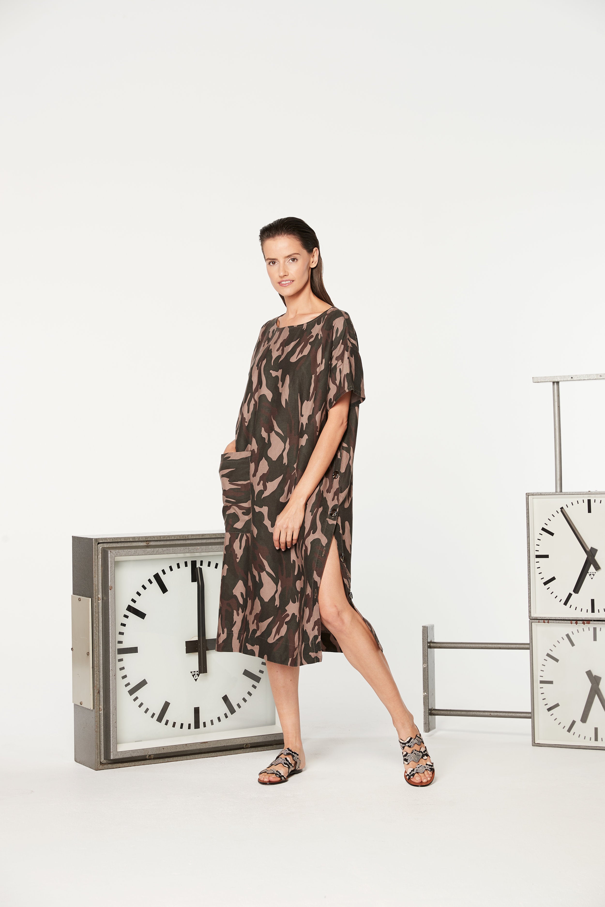 6.55PM Women's Elegant Chocolate Brown Dress - Perfect for Evening Parties, Date Nights & Special Occasions