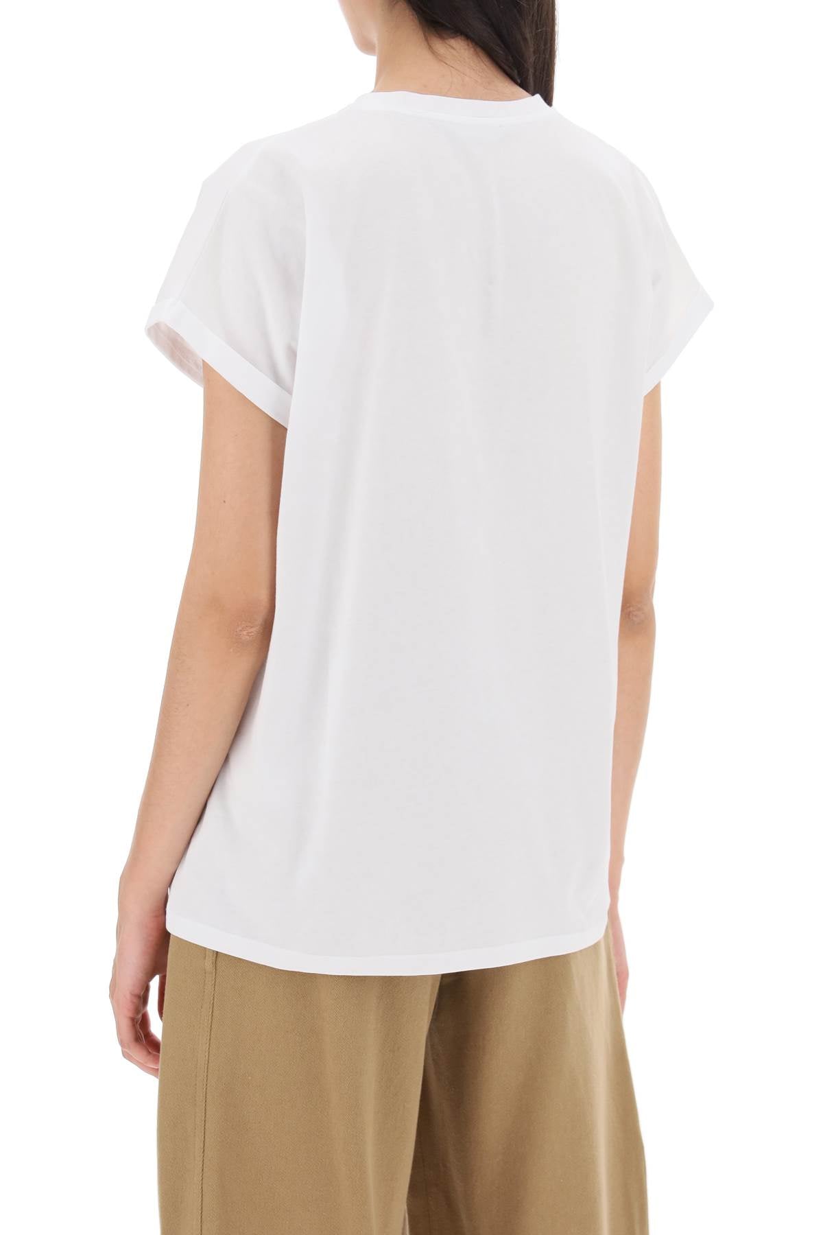 Balmain Flocked Logo Print T-Shirt for Men - Stylish Casual Wear for Parties & Outings