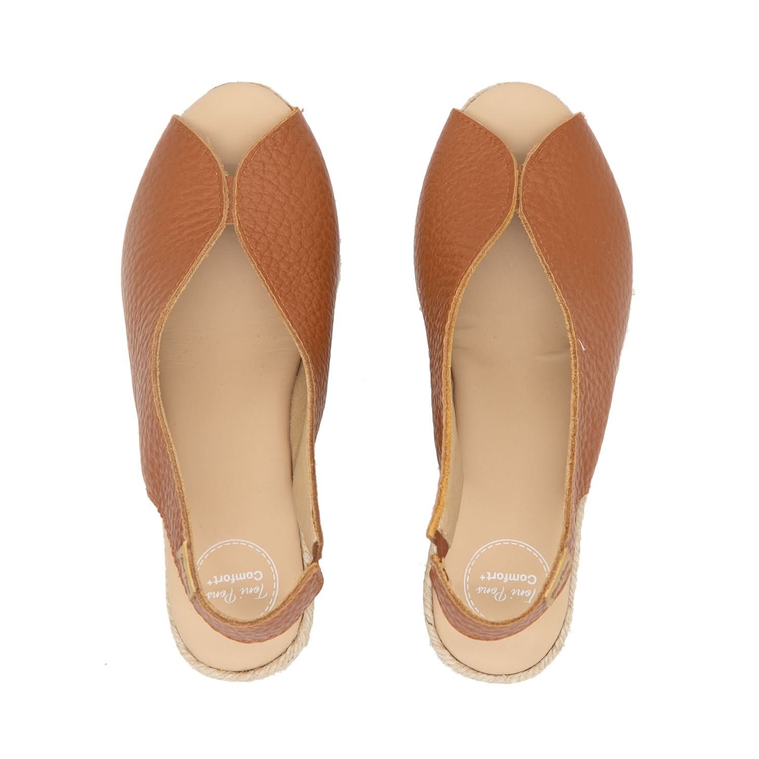 Boira Women's Plain Leather Wedge Sandals - Comfortable & Stylish for Casual Outings, Work, and Summer Vacations