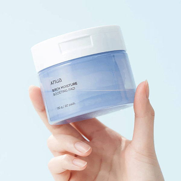 Anua Birch Moisture Boosting Facial Pads - 70 Count | Hydrating & Soothing Korean Skincare for Dry & Sensitive Skin | Perfect for Daily Toner Application & Pre-Makeup Prep