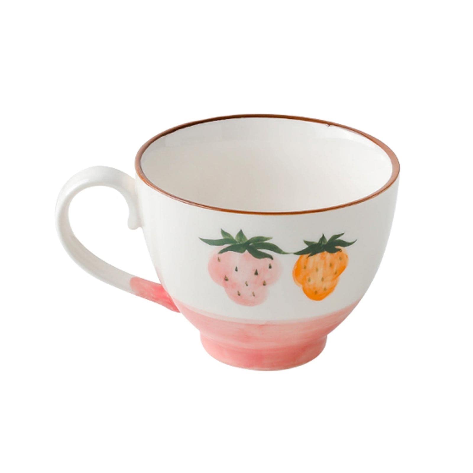 **Large 16.9oz Ceramic Coffee Mug - Microwave & Dishwasher Safe, Perfect for Tea, Milk, Oatmeal - Ideal for Office, Home & Breakfast (Color: B)**    *(Use Cases: Enjoy your morning coffee, office tea breaks, or cozy evenings with warm milk or oatmeal in this versatile ceramic mug.)*