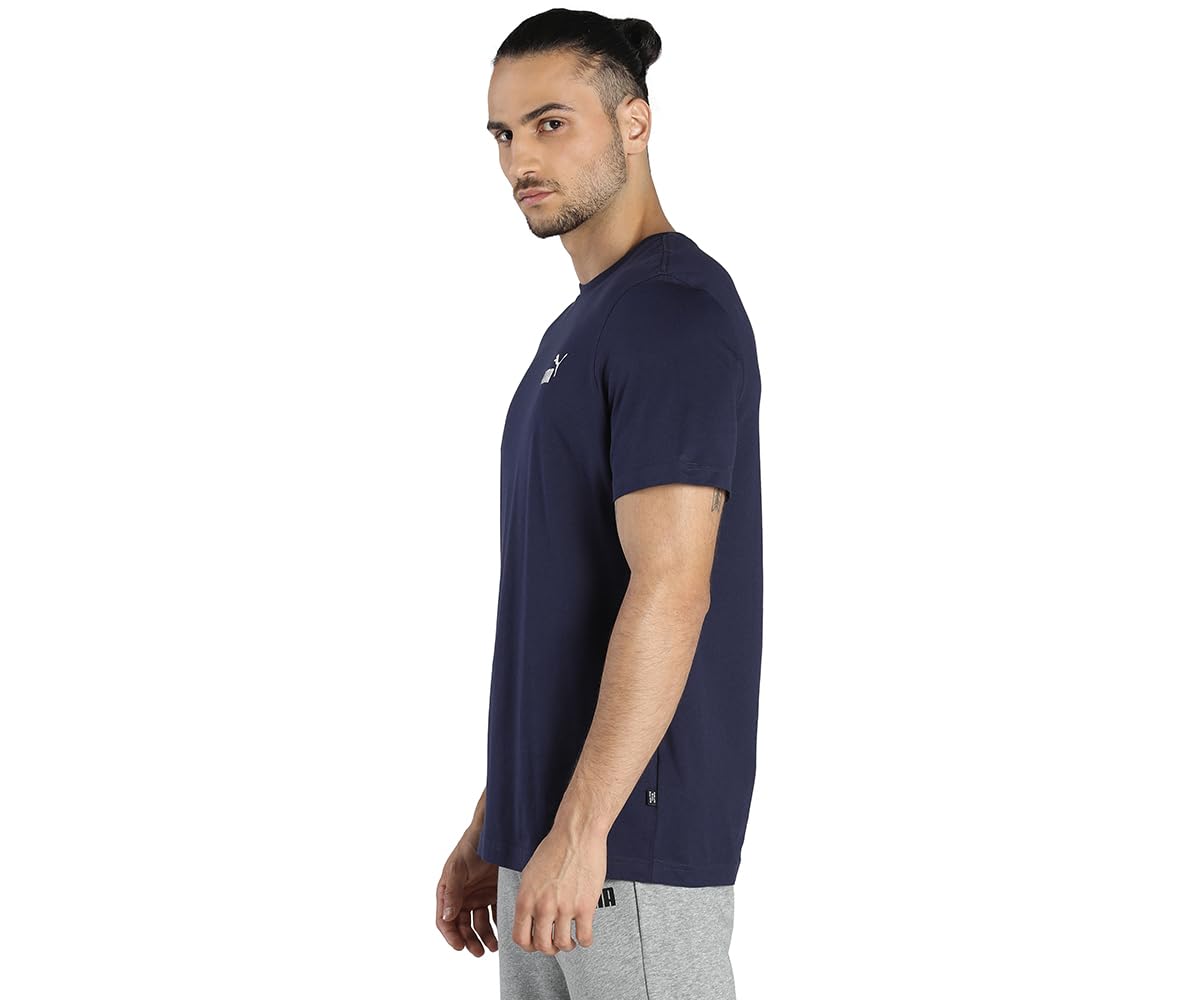 **Puma Unisex ESS Small Logo T-Shirt - Pack of 1 | Comfortable Cotton Tee for Men & Women | Perfect for Casual Wear, Gym & Everyday Outfits**