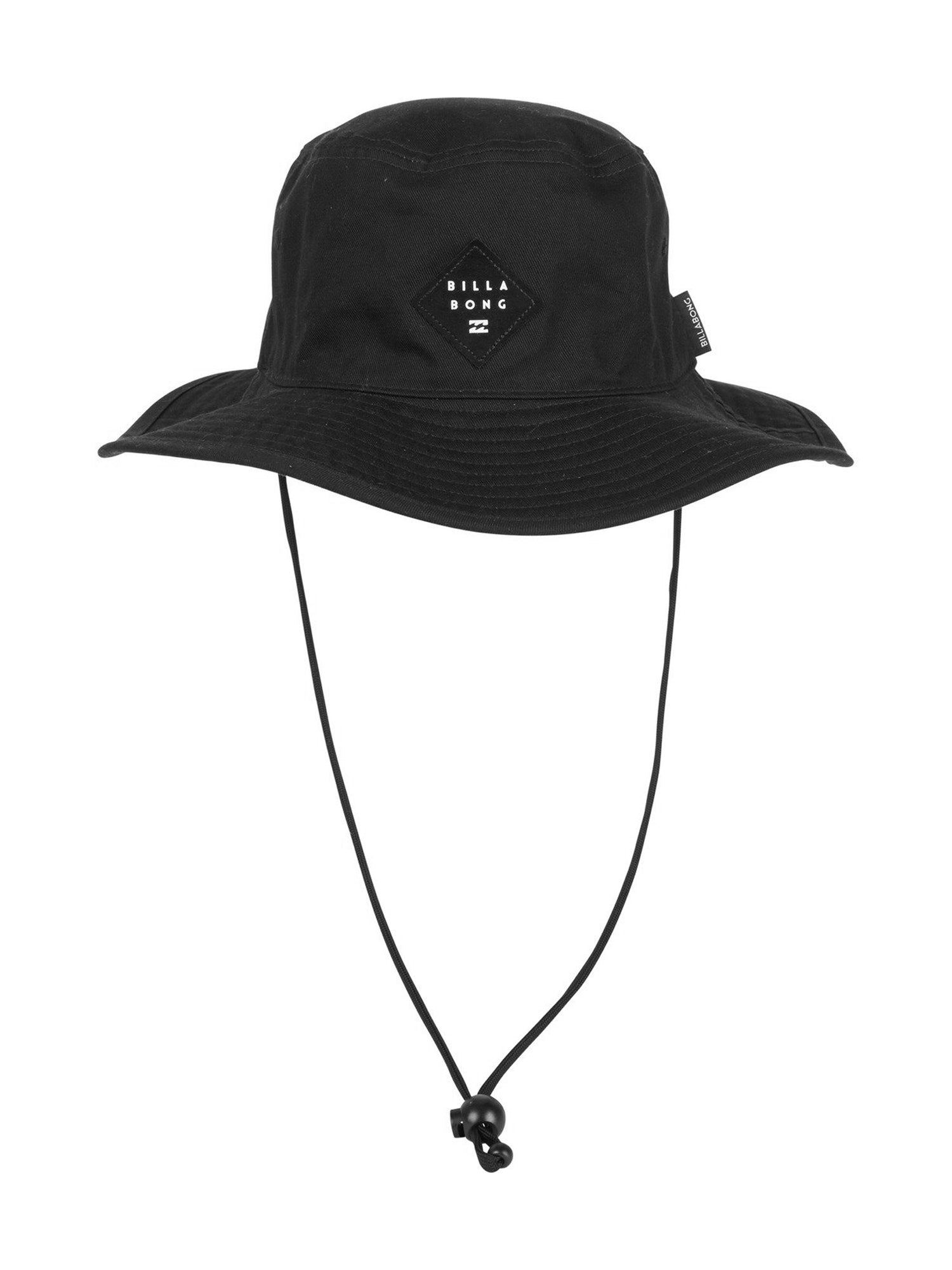 BILLABONG BIG JOHN SAFARI HAT - Black Sun Protection Hat for Men & Women | Outdoor Adventure, Beach, Hiking, Travel Accessories