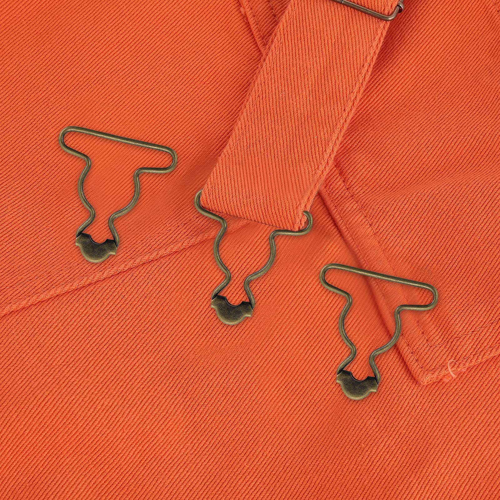 20Pcs Dungaree Suspender Clips - 1.5 Inch Wide Overall Buckles Replacement for Rompers & Overalls - Durable Denim Suspenders for Kids & Adults - Perfect for DIY Sewing, Costume Making & Clothing Repair