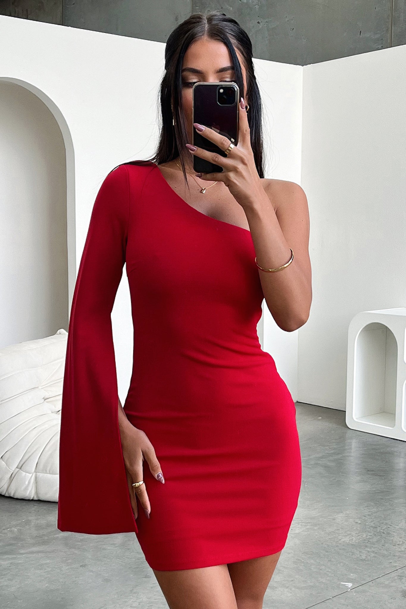 Elegant Red Cologne Dress for Women - Perfect for Parties, Weddings & Special Occasions