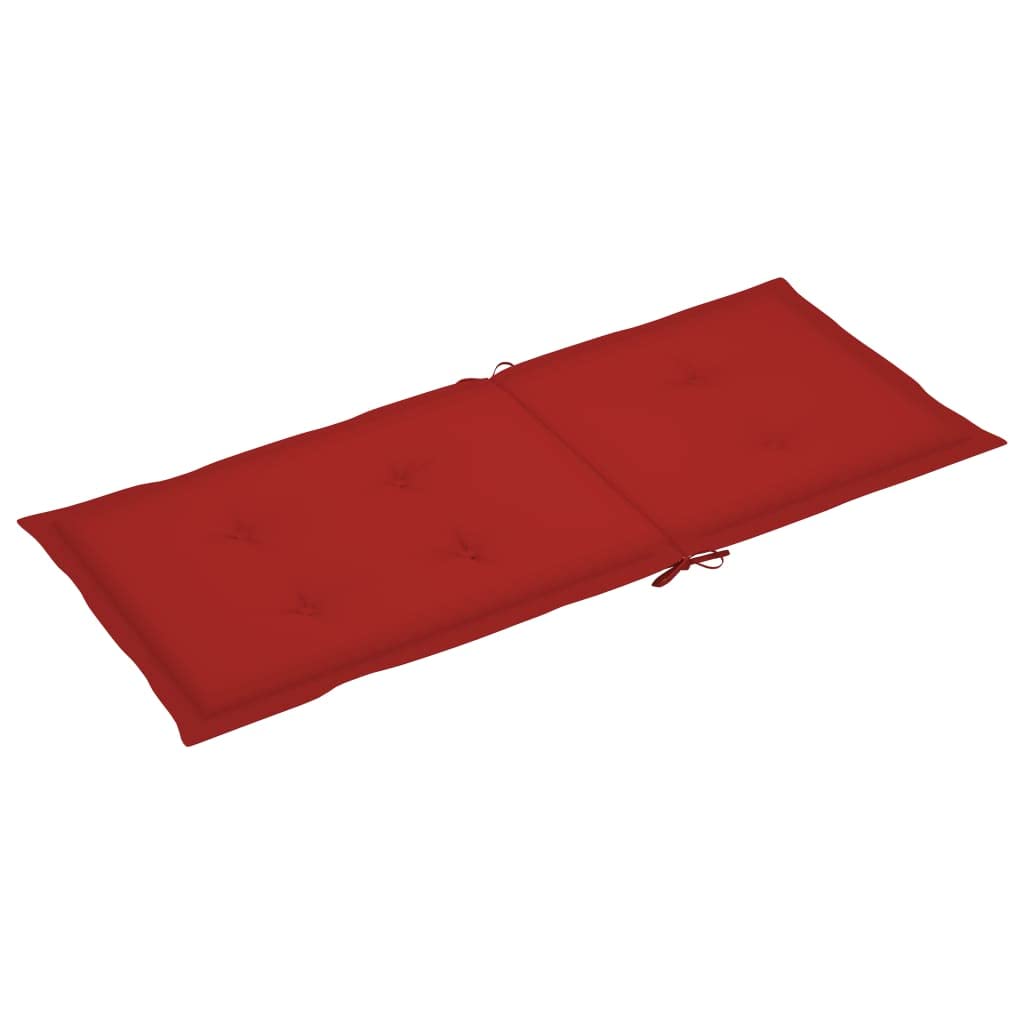6-Piece Garden Chair Cushion Set with Ties - 47.2