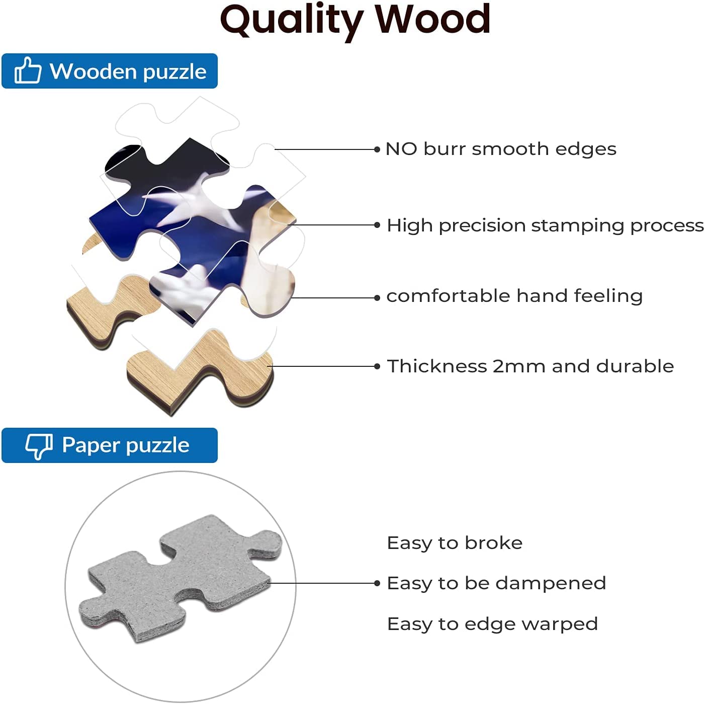 1000-Piece Wooden Jigsaw Puzzle for Adults - Hiking Boots Scenic Route Design | Educational Art Collectible for Puzzle Enthusiasts | Perfect for Family Game Nights, Stress Relief & Home Decor
