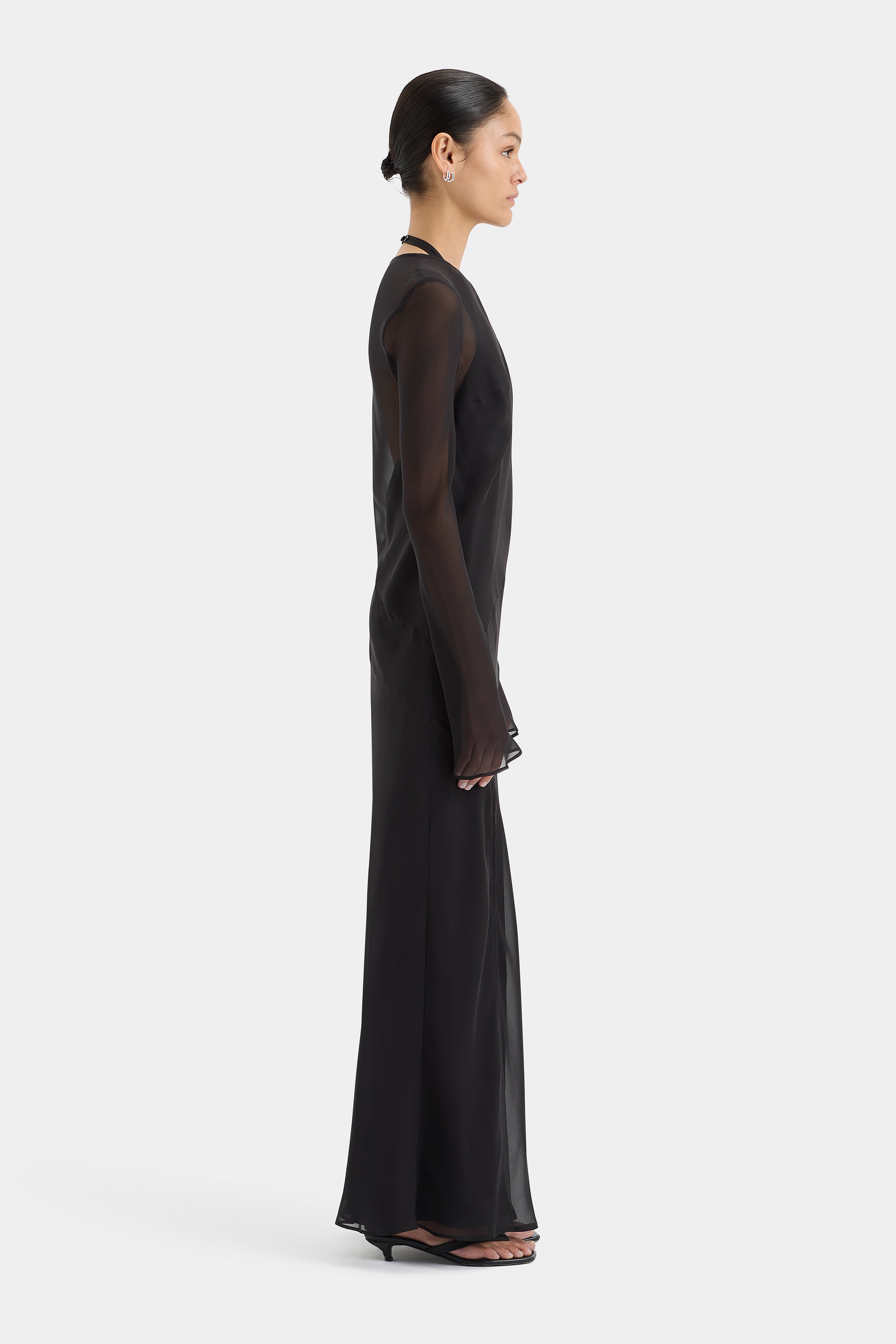 Elegant Strobe Long Sleeve Party Dress for Women - Perfect for Evening Events, Night Out & Special Occasions