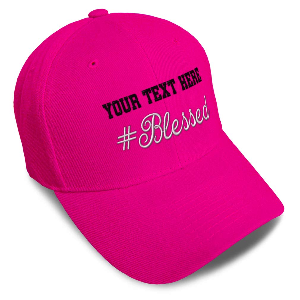 Custom Embroidered Blessed Cross Baseball Caps for Men & Women - Faith & Jesus Christ Design - Perfect for Church, Prayer, and Everyday Wear