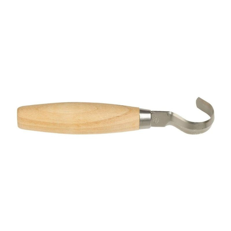 Morakniv 164 Wood Carving Hook Knife - Premium Swedish Crafted Hook Blade for Whittling, Spoon Carving & Detailed Woodworking - Perfect for Outdoor Crafts & DIY Wood Projects