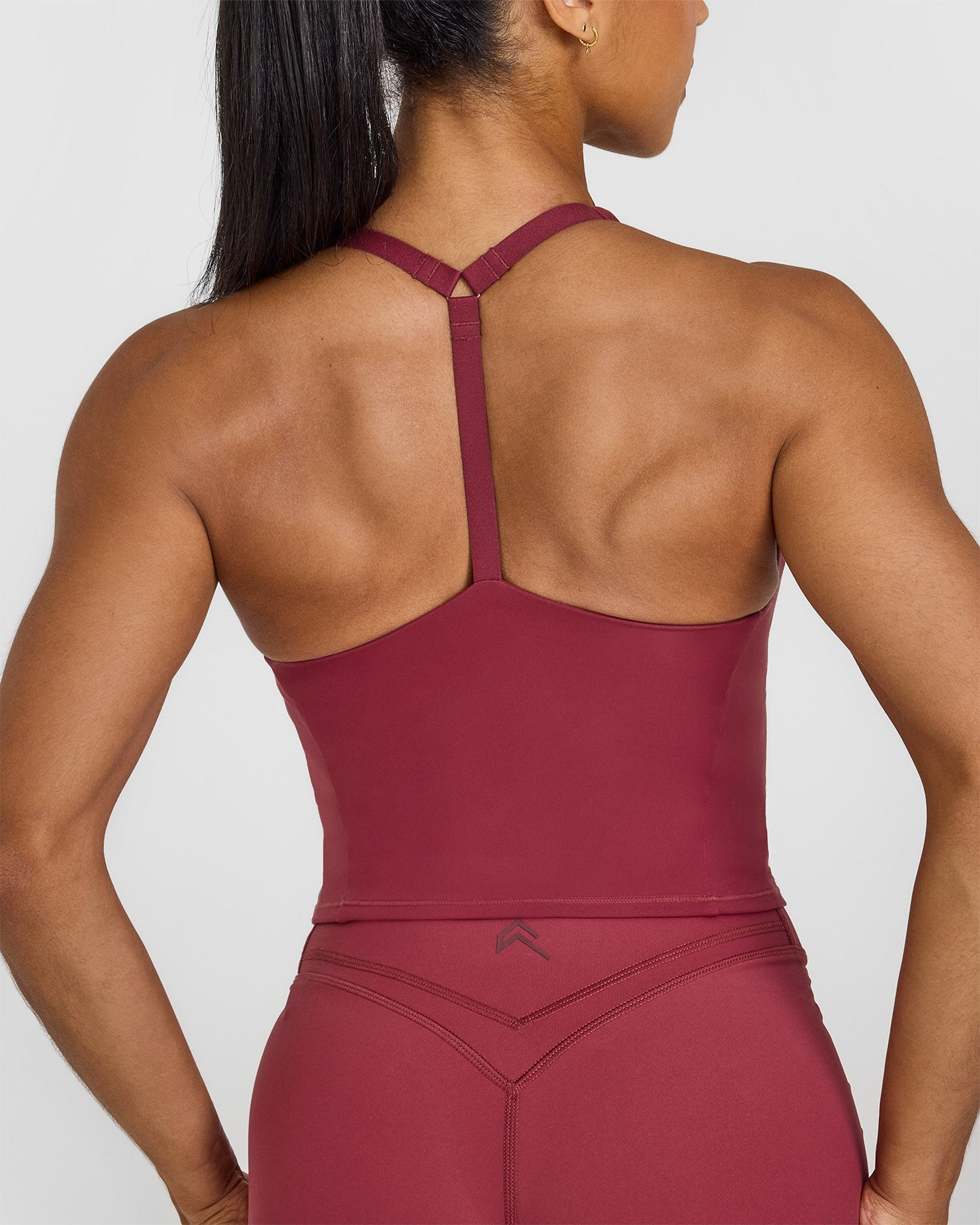 Timeless Square Neck Mid Vest for Women - Elegant Burnt Cherry Color | Perfect for Layering, Office Wear & Casual Outfits