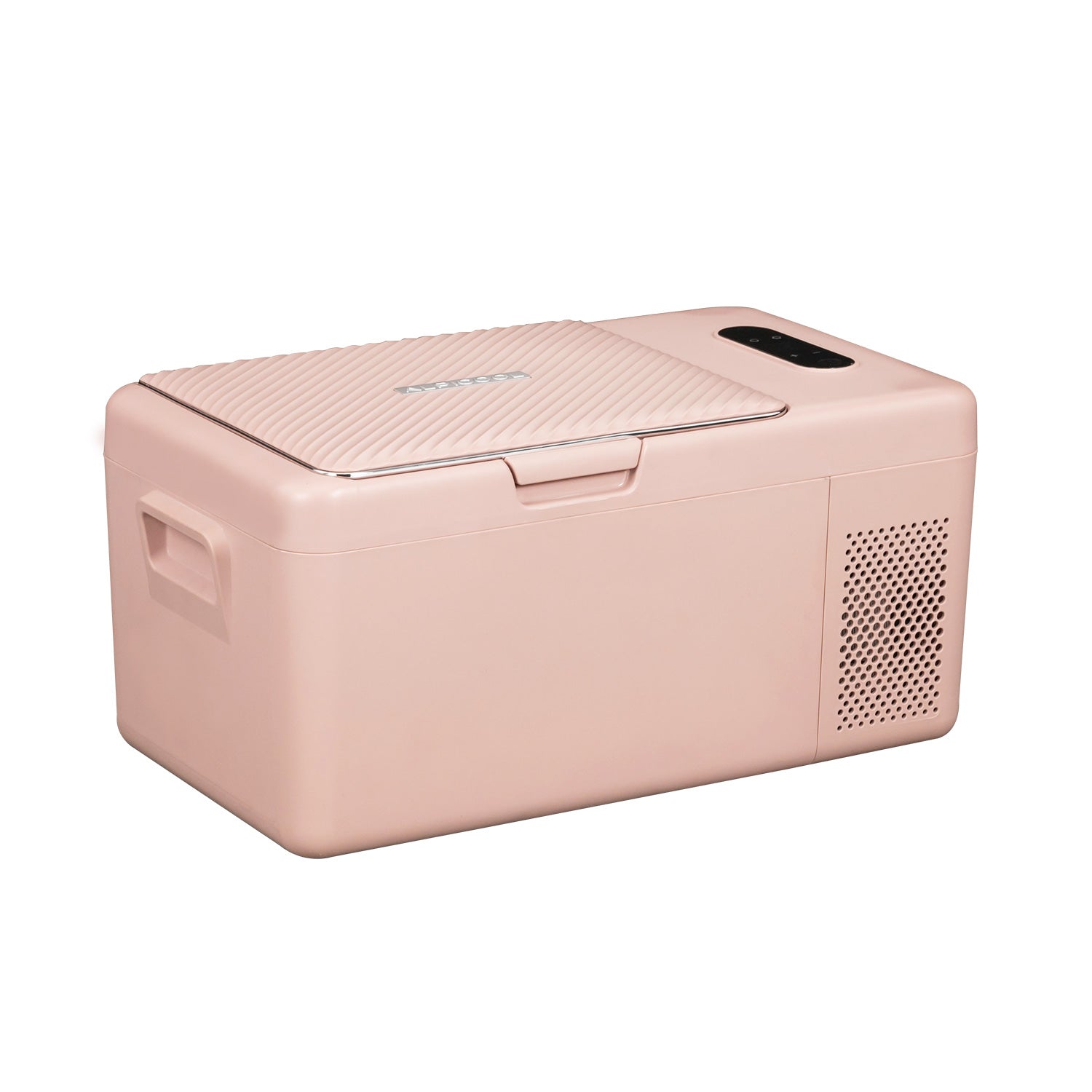 Alpicool S15 Pink 12V Portable Car Refrigerator - Compact Mini Fridge for Road Trips, Camping & Outdoor Adventures