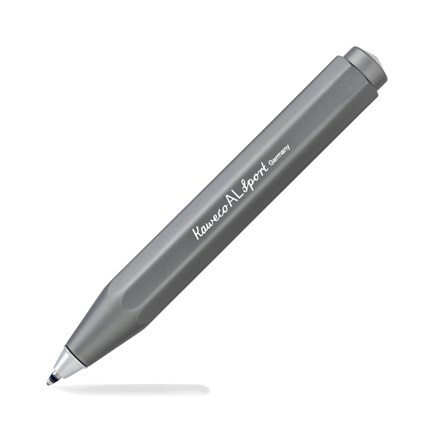 Kaweco AL Sport Grey Ballpoint Pen - Premium Aluminum Writing Tool for Professionals & Students - Perfect for Office, School & Travel Use