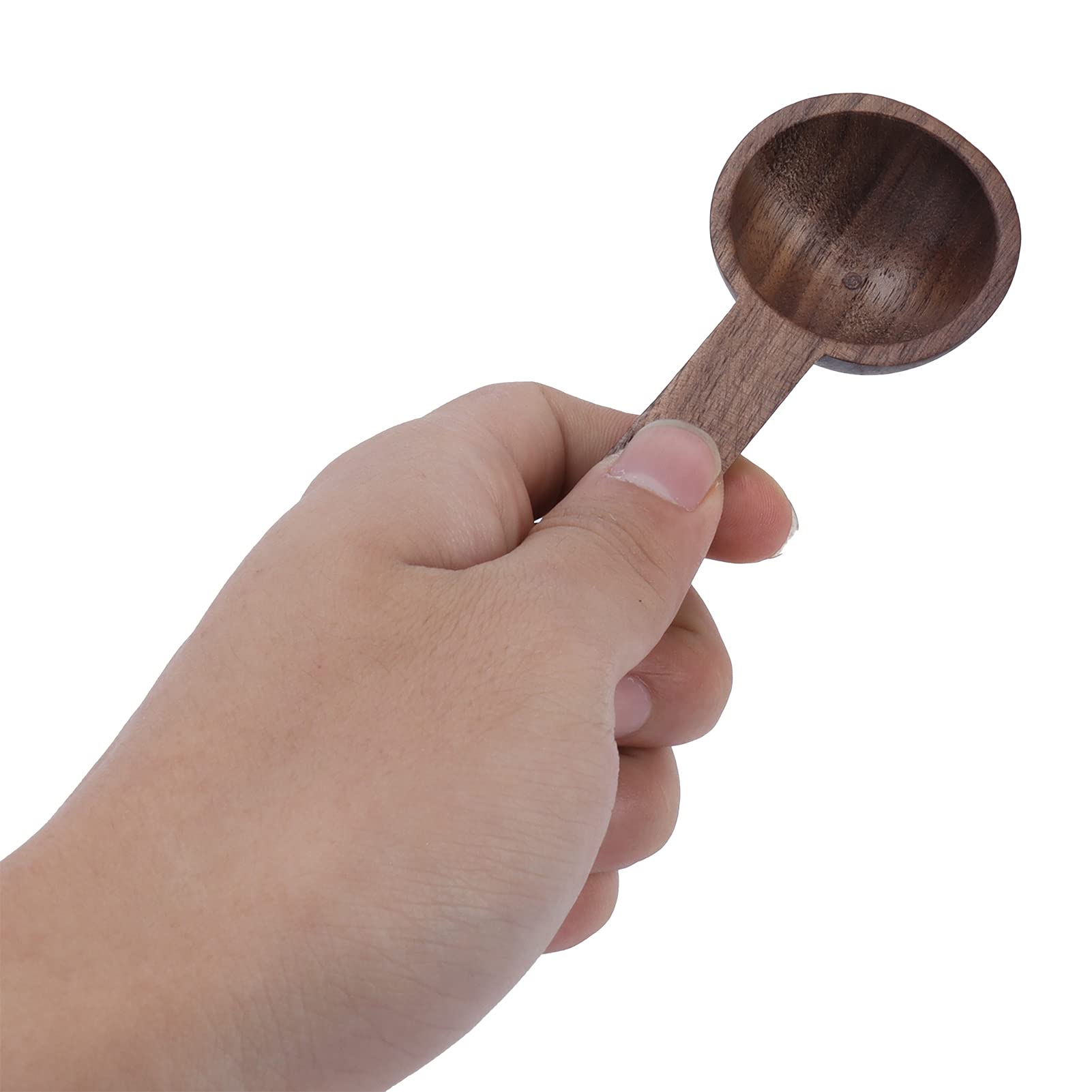 Premium Walnut Wood Coffee Spoon Set (2PCS) - Handcrafted Wooden Measuring Scoop for Coffee, Tea & Spices - Perfect for Baristas, Home Brewing & Gift Giving
