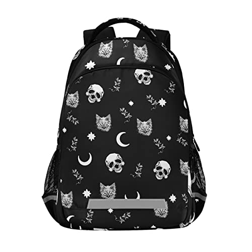 Skull Cat Moon