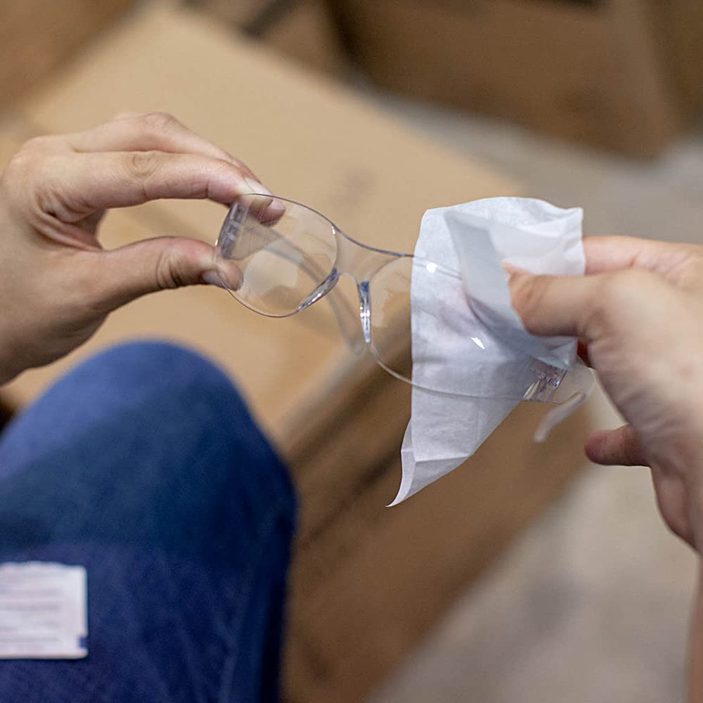 Hyline Anti-Fog Safety Glasses - Clear & Tinted Lenses, Impact Resistant Polycarbonate, Scratch Resistant - Perfect for Construction, Lab Work & Outdoor Activities