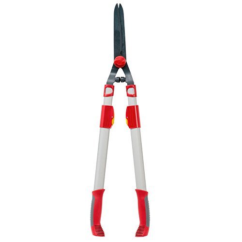 WOLF-Garten HS1000T Telescopic Hedge Shears - Extendable Garden Pruning Shears for Tall Bushes & Shrubs | Perfect for Landscaping, Hedge Trimming & Outdoor Gardening