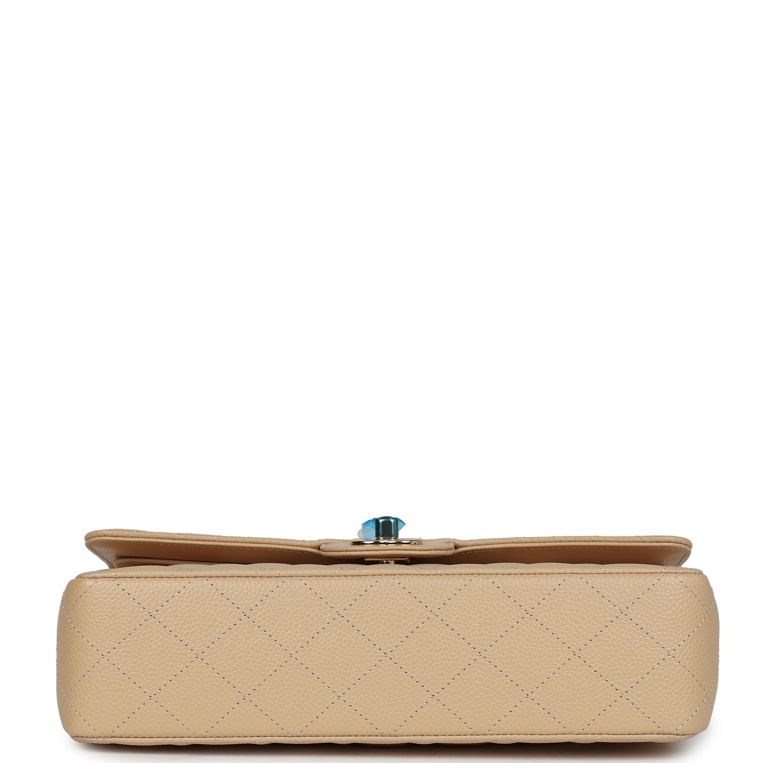 Chanel Medium Classic Double Flap Bag in Beige Caviar Leather with Gold Hardware - Perfect for Work, Evening Events & Luxury Fashion Accessories