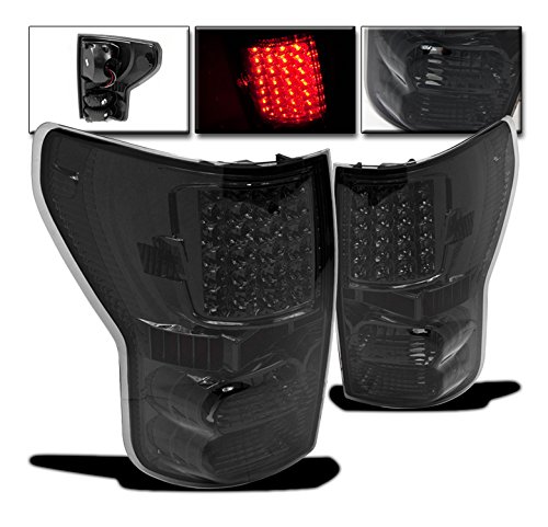 Smoked JDM LED Altezza Tail Lights for Toyota Tundra Pickup - High-Performance Brake Lamps for Night Driving & Off-Road Adventures