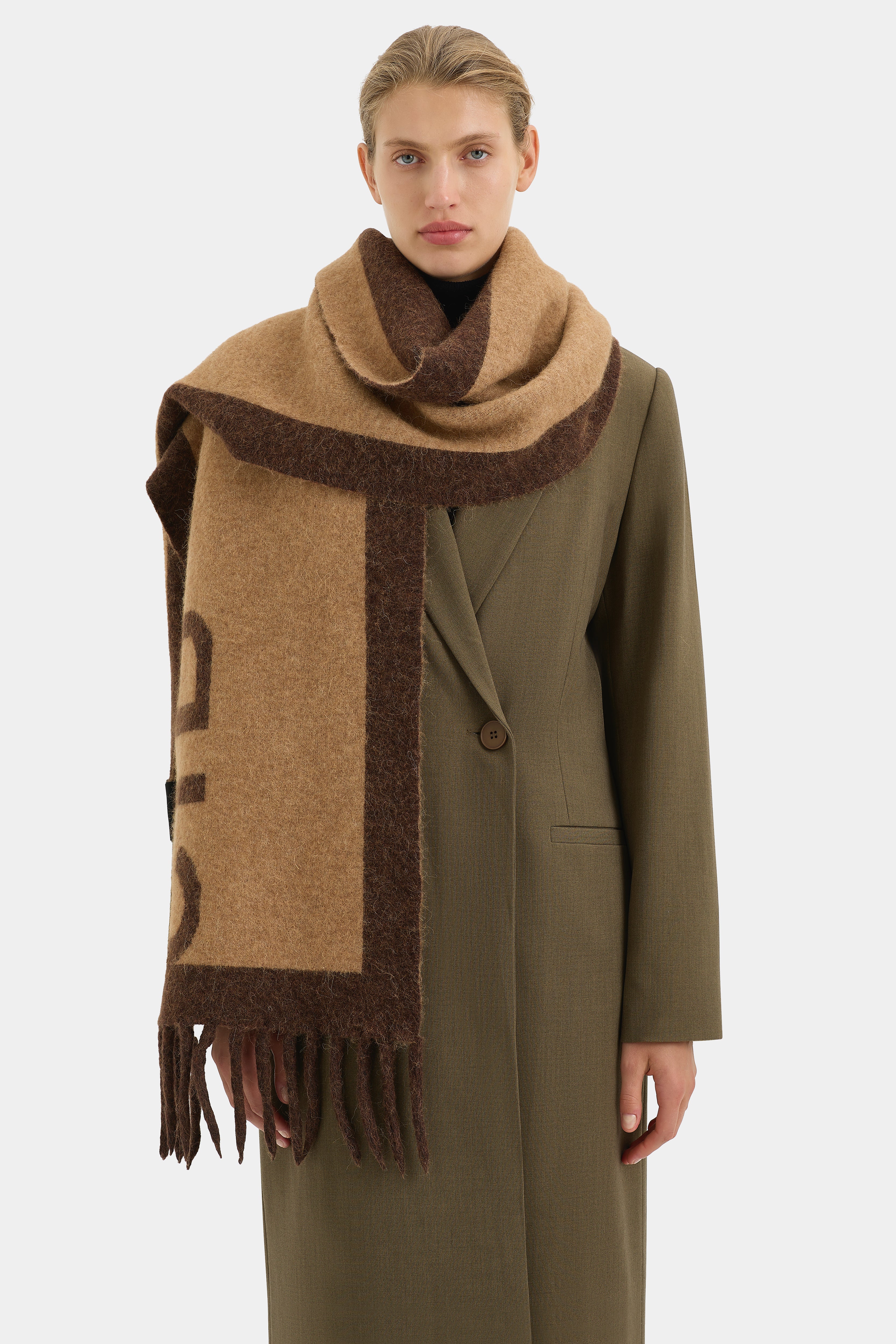 Angelo Chocolate Brown Scarf - Soft & Warm Winter Accessory for Women & Men - Perfect for Cold Weather, Outdoors & Fashion