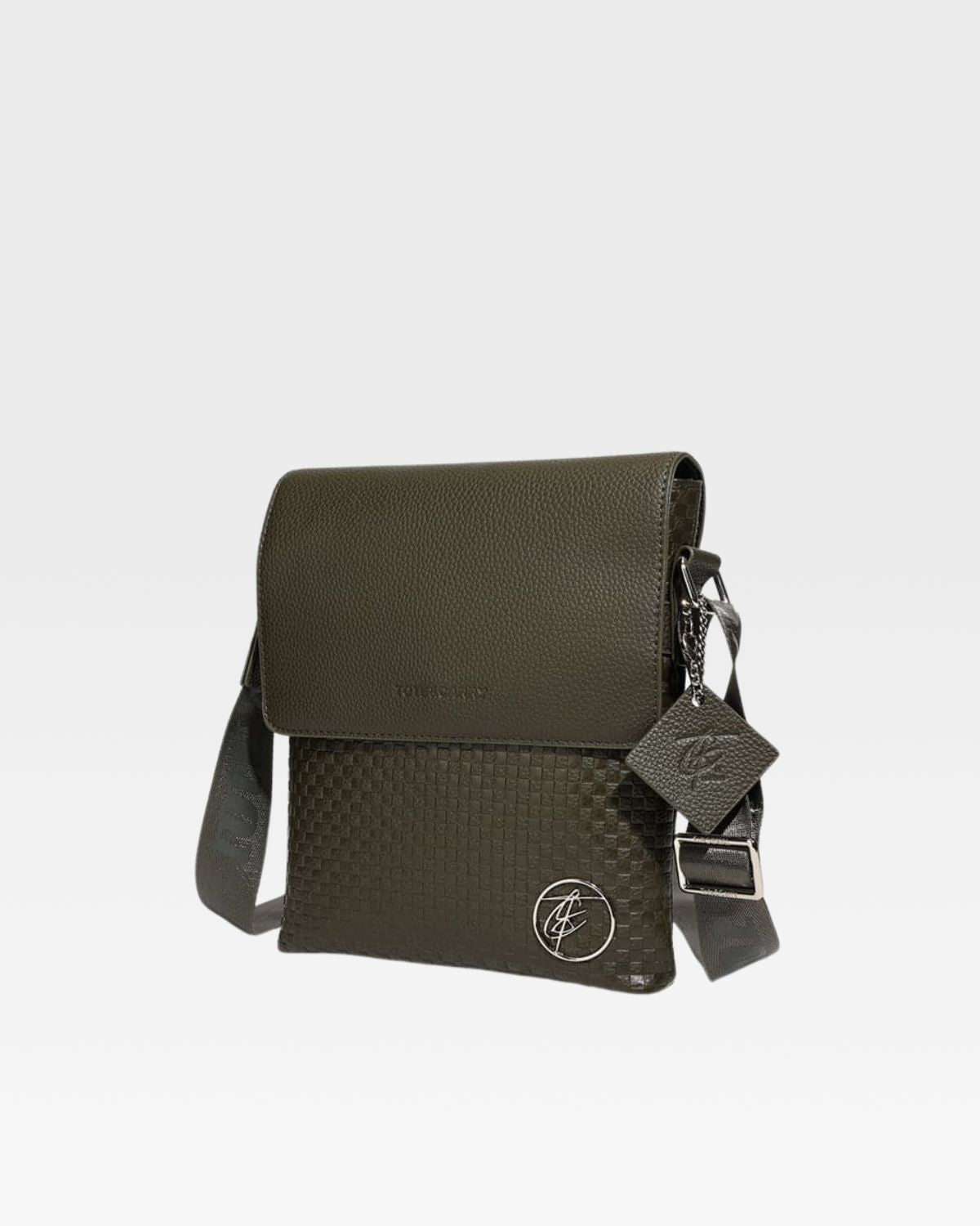 Bodega Crossbody Messenger Bag for Men & Women - Olive Green Waterproof Shoulder Bag - Perfect for Travel, Work & Daily Use