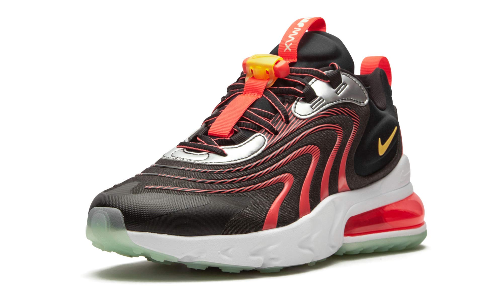 Nike Men's Air Max 270 React Running Shoes - Black/White (CW7302-001) - Size 8 - Comfortable Cushioned Sneakers for Jogging, Gym Workouts & Casual Wear