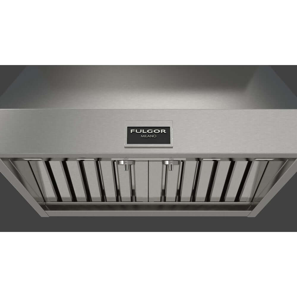 Fulgor Milano 30-Inch 600 CFM Professional Stainless Steel Under Cabinet Range Hood with Knob Control - F6PH30S2 | Powerful Kitchen Ventilation for Cooking, Grilling & Smoke Removal
