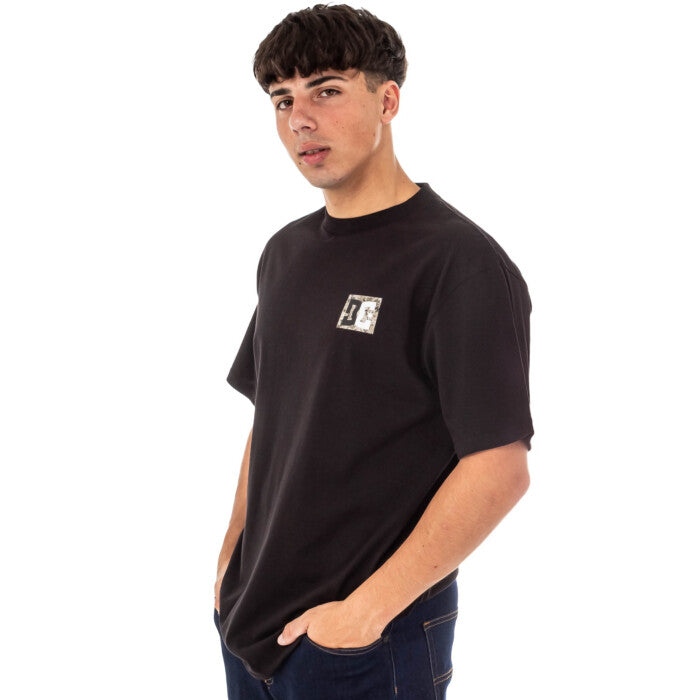 DC Men's Split Star T-Shirt (Black) - Casual Wear, Street Style & Everyday Comfort