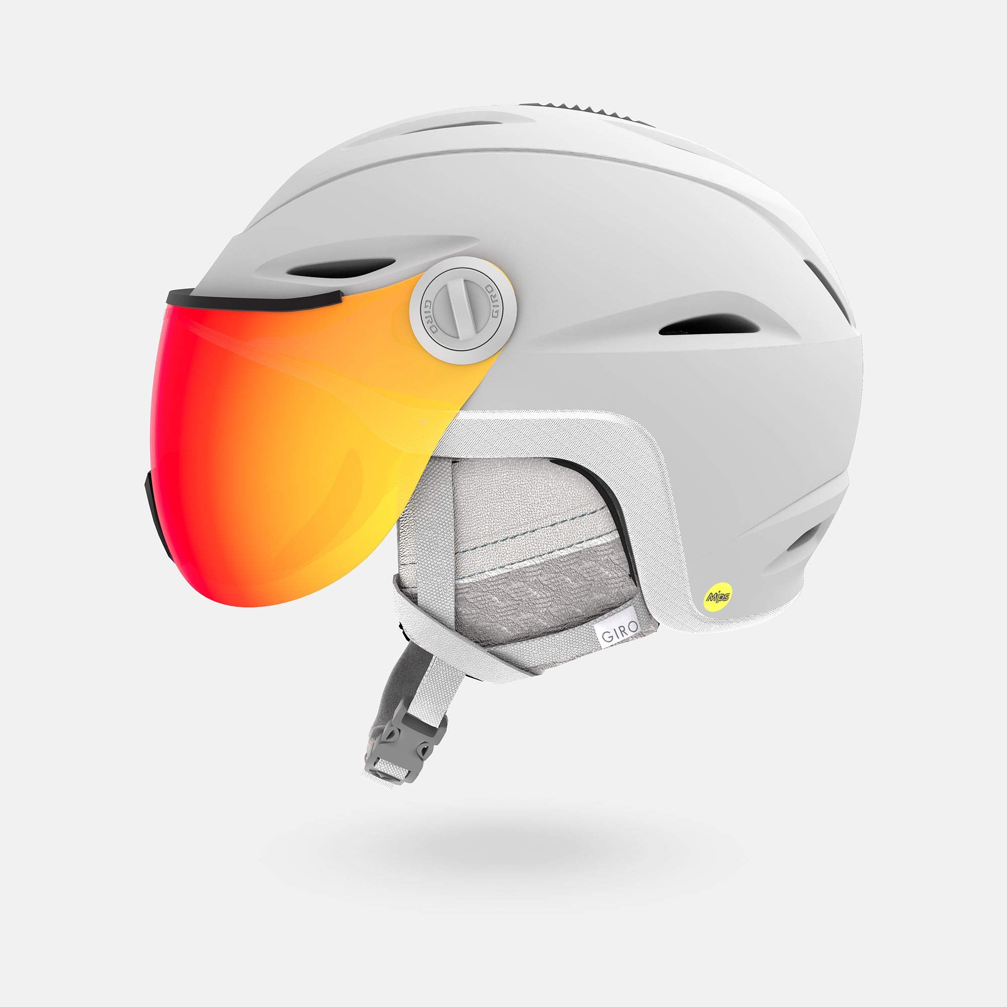 Giro Essence MIPS Vivid Women's Snow Helmet - Matte White - Size S (52-55.5cm) - Lightweight & Protective Skiing & Snowboarding Gear for Winter Sports