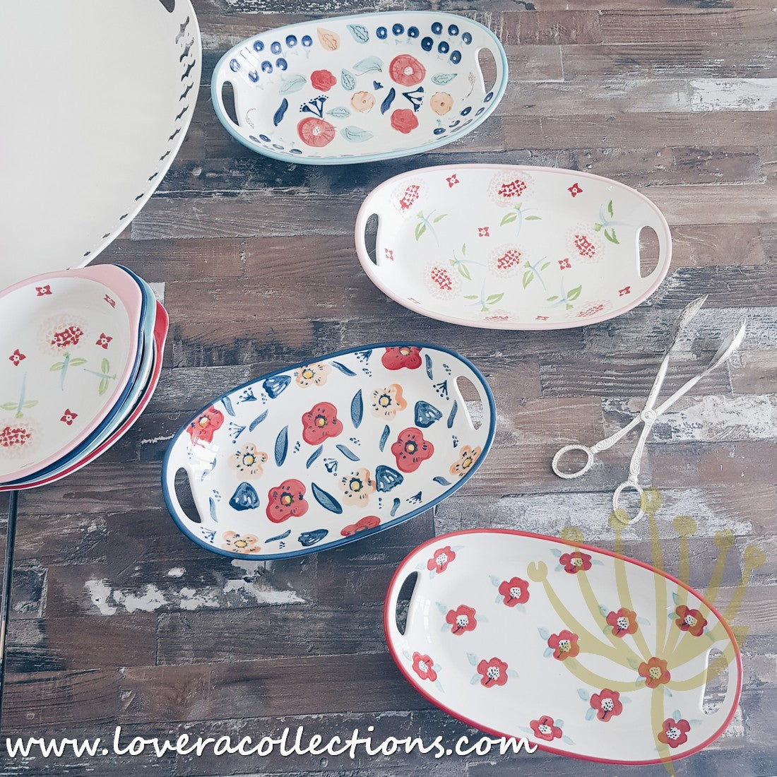 Handmade Pink Blossom Oval Ceramic Baking Dish - 12 Inch Porcelain Casserole Pan for Oven, Microwave & Dishwasher | Perfect for Casseroles, Lasagna, Desserts & Holiday Baking
